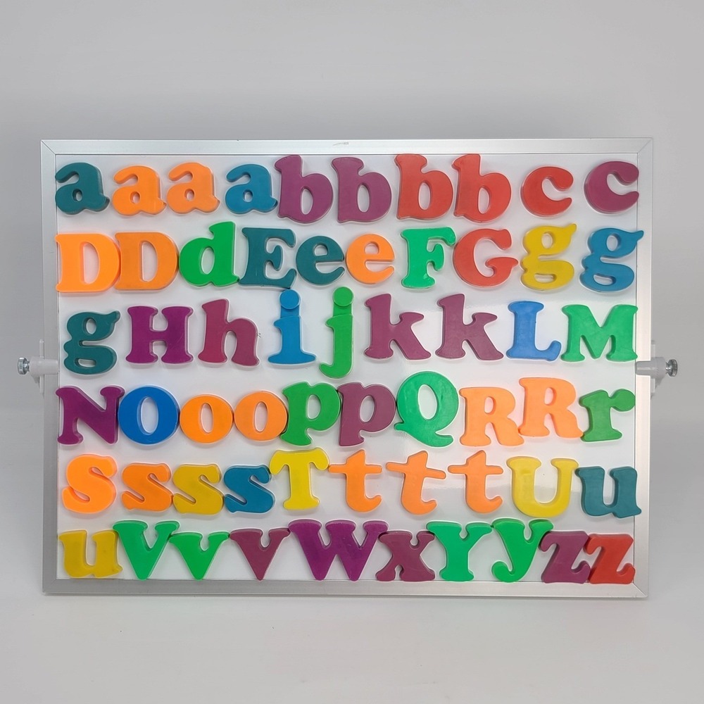 Magnetic Letters Numbers 159 pc ABCs Mixed Fonts 1" to 2.5" (Board NOT included)
